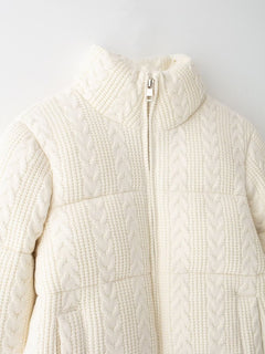 Ecru Puffer Jacke