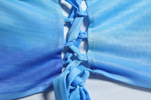 Blue Serenity Dress Set