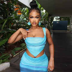 Blue Serenity Dress Set