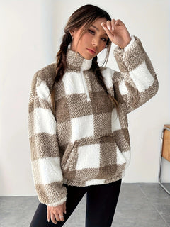 Soft Elegance Karo-Pullover